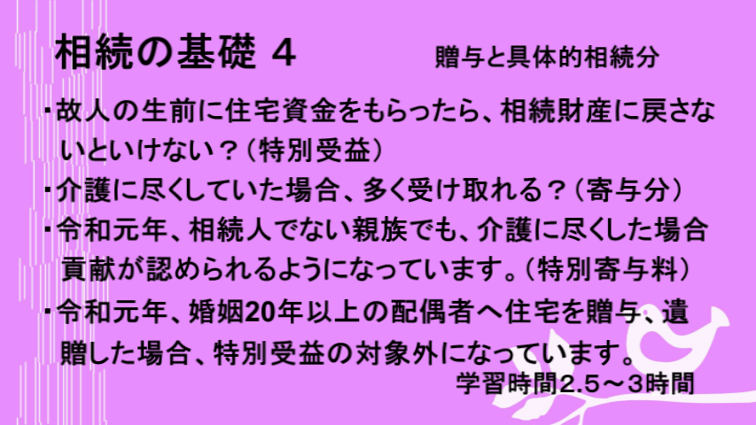 相続に関する基礎知識4-①